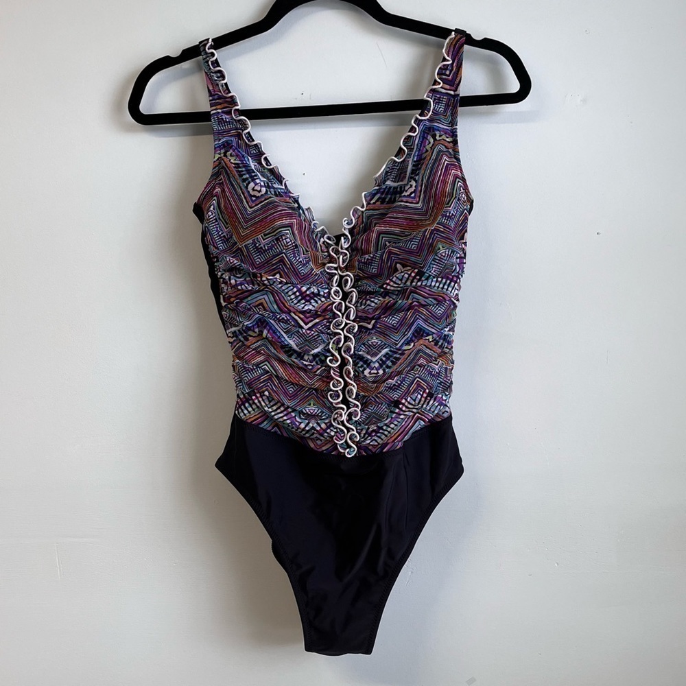 Profile By Gottex black one piece bathing suit-8